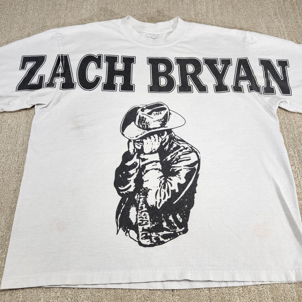 White Graphic Tee - Men's Band Shirt